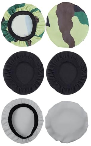 6 Piezas Almohadillas para Auriculares, Almohadilla Espuma Reemplazo, Oído Repuesto Esponja Earpads Compatible con Mayorías de Auriculares, 9-10.5cm