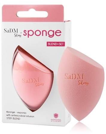 Makeup Blender Sponge for Liquid & Cream Foundation, Blush & Powders - Full Coverage, Streak-Free Professional Makeup Applicator Tool - Washable & Latex Free - Ideal for Dry & Wet Use