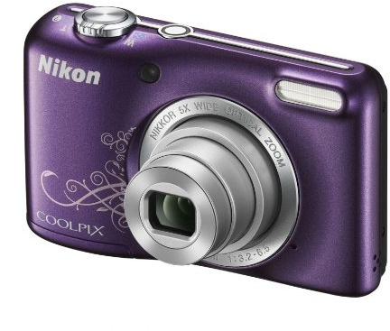 Nikon Coolpix L27 Compact Digital Camera 16.1 Megapixels 2.7 Inch Screen 5x Optical Zoom Purple (Renewed)