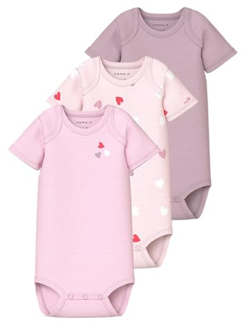 NAME IT Dam Carinaria Nbfbody 3P ss Heart Noos, Numeric_62, Carinaria, numeric_62