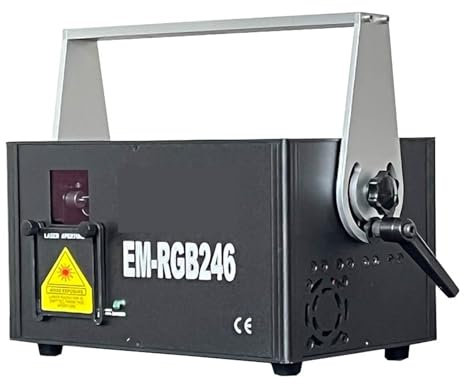 Animación de luz de DJ, Escáner De Haz De Animación RGB De 5W-12W, Proyector De Luz De Escenario For DJ, Discoteca, Bar, Fiesta, Baile, Boda, Navidad, Lámpara De Espectáculo(3w rgb laser_30kpps)