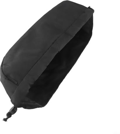 For Hailong E-Bike Battery Protective Cover, Waterproof Bag, Black Tarp Material Frame, Battery Shield, Dust-Proof Anti-Mud, 376X105x112mm, 106G