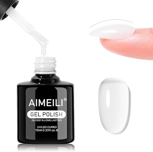 AIMEILI Gel Nail Polish Semipermanenter Nagellack Rosa Gellack UV Für Nagelstudio DIY Zuhause 10ml - 003