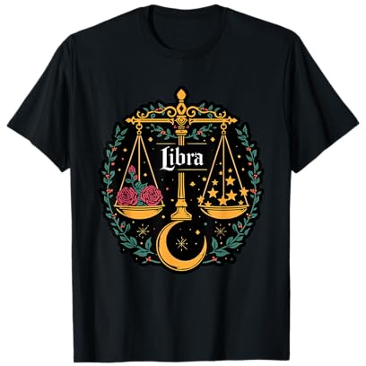 Waage Sternzeichen Waage Luftastrologie Geburtsdatum Harmonie T-Shirt