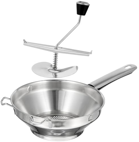 BESPORTBLE Presse-Purée Manuel en Acier Inoxydable 1 Pièce Outil de Pressage des Aliments pour Pommes de Terre Patates Douces et Aliments pour Bébés Ustensile Cuisine Ergonomique Usage