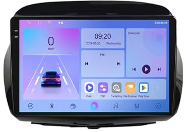 Autoradio Android da 9 per Honda Edix FRV 2004-2009, 4G+64G, Bluetooth, CarPlay, navigazione GPS, WiFi, USB, FM, telecamera posteriore, SWC, impianto stereo.