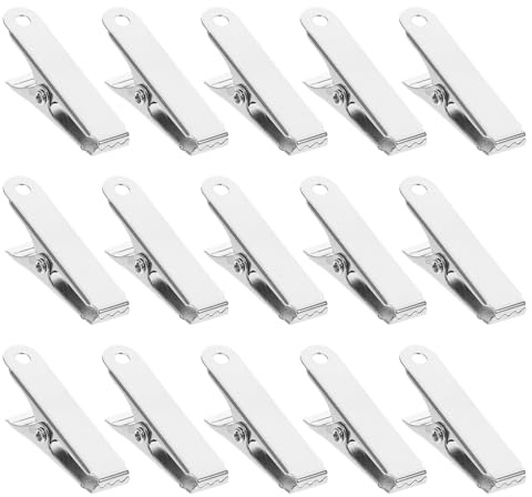 SEWACC 40 Pezzi Morsetti a Molla in Metallo Piccoli, Morsetti a Coccodrillo per Test Batterie e Cablaggio, Clip Porta Filo per Saldatura per Officina e Uso Laboratoristico