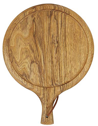 Plateau à pizza Plateau à pizza en bois Planche à pizza ronde avec poignée Planche à découper Planche à pain en bois Plateau à pizza Planche à découper de fruits Ustensiles de cuisson Outils de