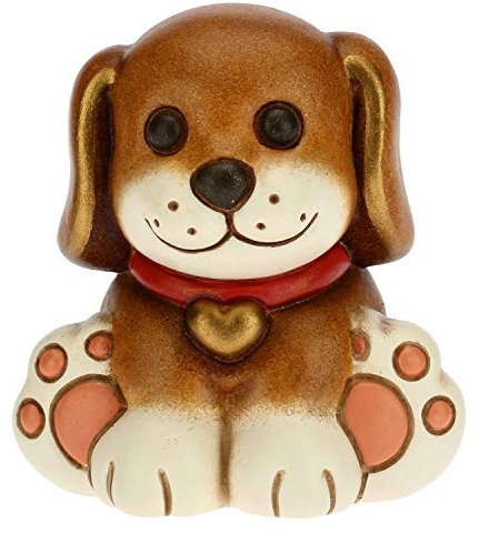 THUN - Puppy Dog - Living, Oggetti Decorativi per la Casa - Idea Regalo - Linea Thunimals - Ceramica - 5x4,2x5,5 h cm