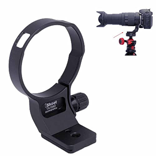 CNC Lens Collar Tripod Mount Ring Compatible with Tamron 18-400mm f/3.5-6.3 Di II VC HLD B028 (EF/F Mount), Lens Support Holder Bracket Bottom is Arca-Swiss Fit Quick Release Plate