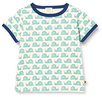 Loud + Proud Unisex Kinder T-Shirt mit Print Schnecke, GOTS Zertifiziert T-Shirt