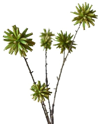 Melorca&Guilla Künstliche Pflanzen, 4 Stück, 89,9 cm, grüne künstliche Zweige für Vase, künstliche Grünstiele, künstliche Pflanzen für Geschäft, Garten, Büro, Heimdekoration