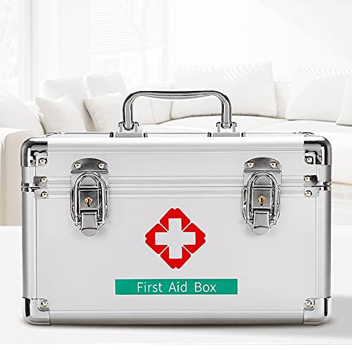 luckxuan Erste Hilfe Set/Verbandskasten Medizin Box Erste Hilfe Box Tragbare Medizin Große Medizin Schrank Aufbewahrungskoffer for Home Outdoor-Familie Notfallpflege Familienmedizin Box (Size : XL)