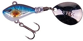 ZECK - Jig Spinner, Spin-Jig, Bleikopfspinner, Kunstköder, Angelköder - Rogue Runner | 15 g - Holo Shad