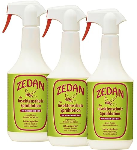 RL24 Zedan SP - Insektenschutz Sprühlotion – 3 x 1000 ml Spray (3er Set)