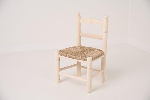 Silla de Enea Infantil (1-8 Años) - Juego o Decoración de Madera, Ref. 8000