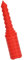 Perceuse à Chignon pour Hot-Dog, Outil Pratique pour Griller et Saucisses, Anti-fuite (rouge)