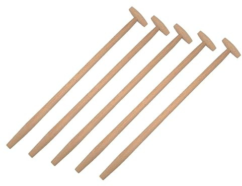 Spatenstiel Grabegabel Spatengabel Stiel Holzstiel T Griff Ø 38 mm 115 cm (5)
