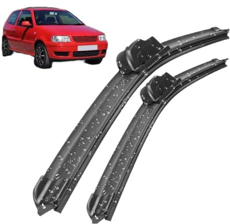 OHTWM Auto Scheibenwischer Ersatzblätter Für VW Polo 3 6N 6KV 6N2 1994-2002 21+21, Ersatzgummi, Wischergummi
