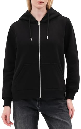 Smith & Solo Hoodie Damen – Kapuzenpullover Frauen Baumwolle Long, mit Kapuze Pullover Sweatshirt Rundhals, Slim Fit Freizeit Sport Langarmshirt, Hoodies Training - Pulli Streetwear