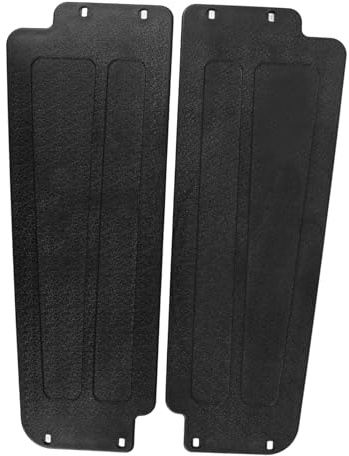 HEATSHAKING 2 Stück Schwarze Abs Rollstuhl Seitenschutzbleche für Elektrorollstuhl mit Windschutz und Langlebigem Schutz für Outdoor Einsatz