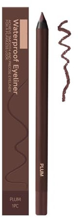 Persona Eyeliner Pencil Waterproof, 24 Hr Waterproof Eyeliner Duo Sharpenable Eye Pencil, No Smudging, Fading, Smooth And Easy To Color (Plum color)
