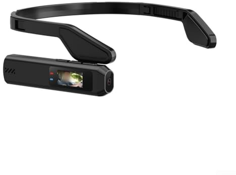 SMZhomeone Caméra d'action portable 2,7 K avec WiFi, grand angle de 110°, enregistrement en boucle, pour vlogging, cyclisme et sports de plein air, prend en charge 128 Go, design compact noir