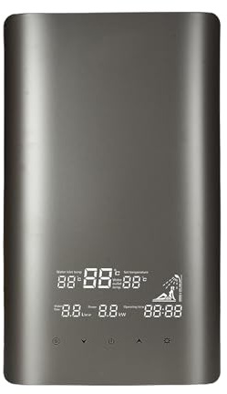 MRNIU 24kW 3-Phase 400V Electric Tankless Water Heater, Instant Commercial Water Heater for Hotel, Central System, Shower & Whole House Use