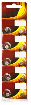 Obotsnoi Lot de 10 piles bouton AG1 LR621 1,5 V AG0 à AG12 pour calculatrices et télécommandes Design anti-fuite Batterie électronique jouet