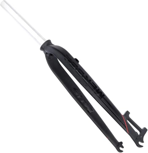 CUCKQUIC 26/27,5/29 MTB Starrgabel, 1-1/8 28,6 mm gewindeloser gerader Gabelschaft, leichte Aluminiumlegierung - Starrgabel für Mountainbikes A