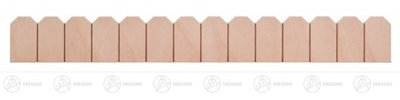 Rudolphs Schatzkiste Ersatzteile & Bastelbedarf Schindelreihe aus Sperrholz 14 Schindeln Breite x Höhe ca 30,8 cmx22 cm NEU Erzgebirge Zubehör Pyramide Weihnachtspyramide