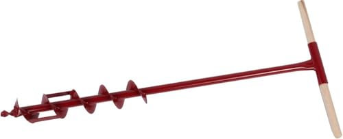 Floraworld 012690 - Punta per forare la Terra Classic, 105 cm, Ø 9 cm, Rosso