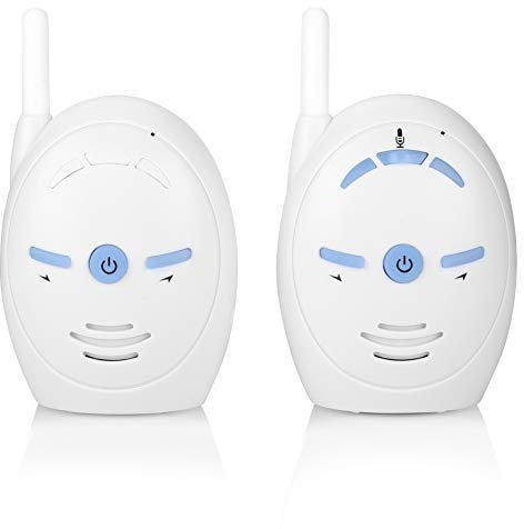 Digital Audio Babyphone, Nanny Intercom Surveillance System Sicherheitskamera, Wireless 2,4 GHz Elektronischer Alarm(Weiß)