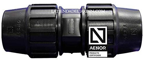 Suinga MANGUITO ENLACE POLIETILENO 50MM. Producto con certificado AENOR utilizado en tuberías PE 50 mm para uso fontanería, riego y obras