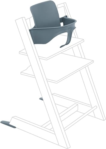 Tripp Trapp Baby Set von Stokke, Fjord Blue – Verwandle den Tripp Trapp in einen Hochstuhl – Abnehmbarer Sitz für Kinder von 6-36 Monaten – Kompatibel mit Tripp Trapp Modellen nach Mai 2006