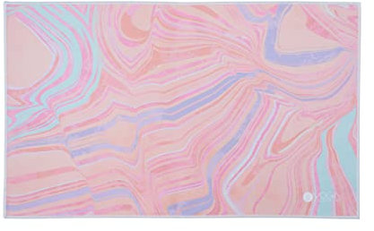 Yoga Design Lab Yoga Handtuch | Premium, rutschfest, Leichtes, Saugfähiges, Hand und Gesicht Yogahandtuch für Dein schweißtreibendes Training | Ideal für Hot Yoga, Sport, Reisen (Pearl)