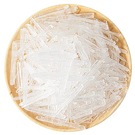 Viktairy Menthol Crystals Bulk 1lb, 100% Pure Organic Mint Crystals | Great for Making Shower Steamers, Creams and Soaps