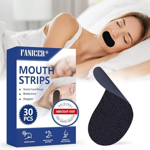 30 Stück Mundpflaster gegen schnarchen, Schlafstreifen Mouth Tape, Mundband Schnarchstopper, anti-schnarch, gegen schnarchen, Die Verbessern Schlafqualität und Schnarchen