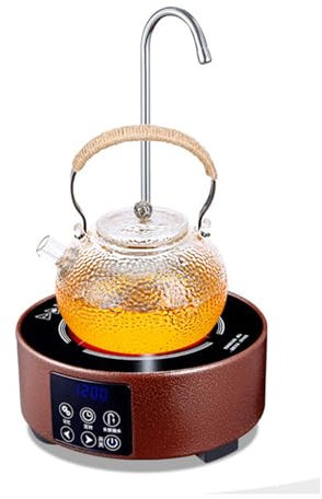 LeGDOr Automatischer Wasser- und Strom-Töpferkocher für den Haushalt, Teekocher zum Kochen von Tee und Wasser, Induktionsherd, elektrische Heizung, Mini-Teekocher, B
