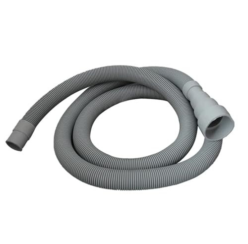 LHSJYG Washing Machine Drain Hose 1.5/2/3metres Washing Machine Outlet Drain Hose Pipe Dishwasher Waste Water Outlet Expel Tube Plastic Stretchable Drain Flexible Pipe(150cm)