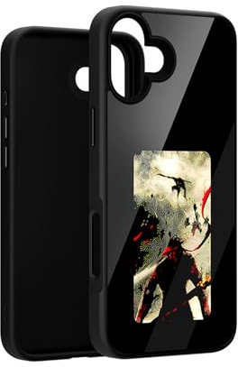 QSM E-Ink - Funda de proyección de teléfono para iPhone 16 Plus, funda personalizada para smartphone que muestra fotos al instante en la cubierta trasera de la pantalla de tinta, personaliza la