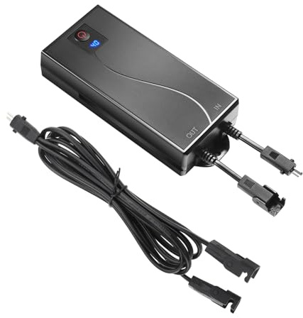 Lonnky Batterie sans fil 25,9 V 2500 mAh, alimentation rechargeable pour fauteuils inclinables électriques, canapés, fauteuils élévateurs, avec connexion à 2 broches et câble répartiteur 1 à 2 m