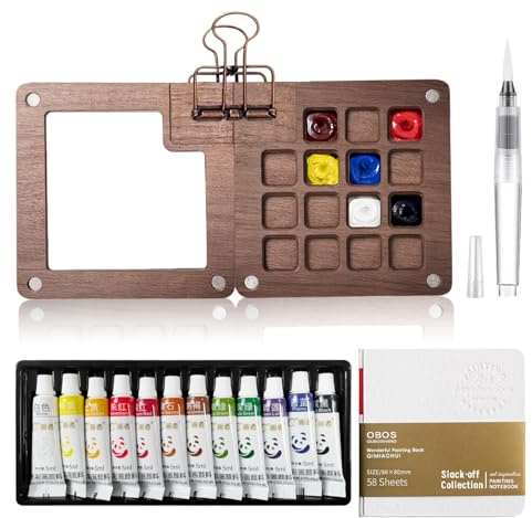Mini Aquarell Set Tobios Pocket Aquarell Set Reiseset für Wasserfarben