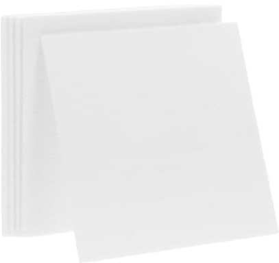 LOLIPPYY Töpferofenmatte für Keramikarbeiten, Hochtemperaturbeständig, Weiß | Aluminiumsilikat, Antihaftbeschichtet, Vielseitig Einsetzbar, 5 Stück, für Brennofen und Gravur