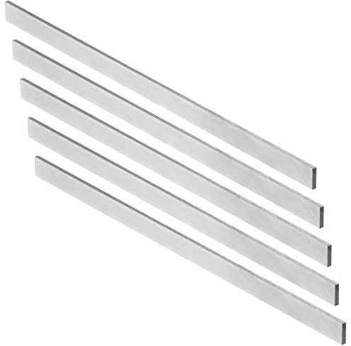 sourcing map Taladro de Metal HSS herramienta de torno cortador cuadrado de giro blanco para molino esmeriladora de 3mmx10mmx200mm 5pcs