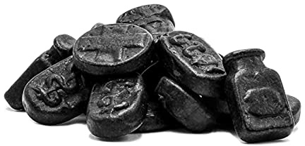 Drogistendrop Weichlakritz | 1000g | Weich Lakritz | Drogisten Drops süß und leicht salzig | Lakritzdrops | Lakritzbonbon | Lakritz-Kaubonbon |