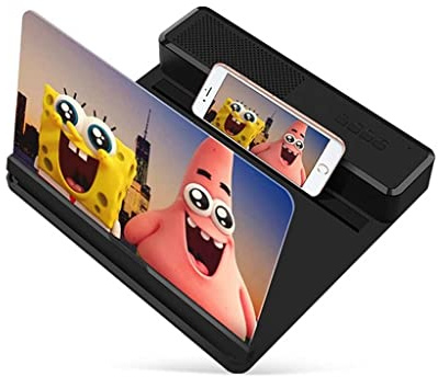 20/26/ 32 Inch Magnifying Screen For Cell Phone Screen Magnifier With Bluetooth Speaker Mobile Amplifier Foldable Phone Stand, Projector Enlarger- Perfect For Families