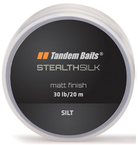 Tandem Baits Stealth Silk Intrecciato Pesca Filo Trecciato da Pesca Linea da Pesca Intrecciata per Canna da Pesca Carpfishing Accessorio da Pesca Carpa Filo Intrecciato 30 lb 20 m