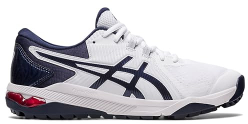 ASICS Men's Gel-Course Glide Golf Shoes, 11.5, White/Midnight