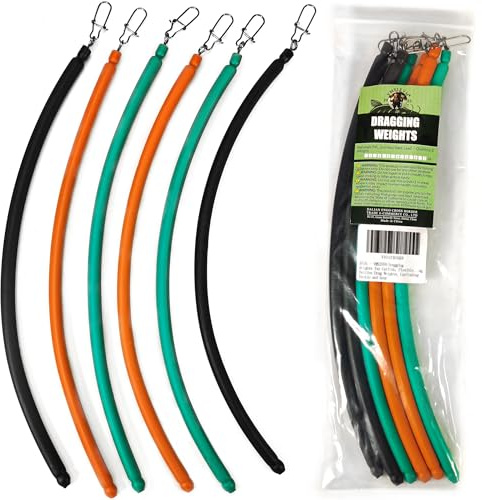 VMSIXVM Dragging Weights for Catfish, No Snag Sinker Drag Drift Fishing Weight for Bottom Bouncing, Trolling, Drifting, Snagless Catfishing Sinker Tackle Gear and Equipment